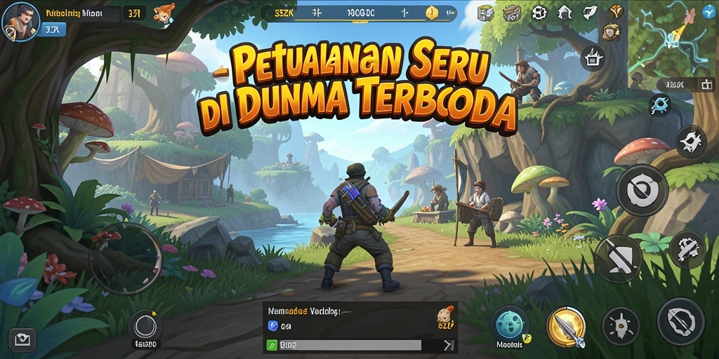 Screenshot gameplay 33ZK menunjukkan aksi petualangan yang mendebarkan.