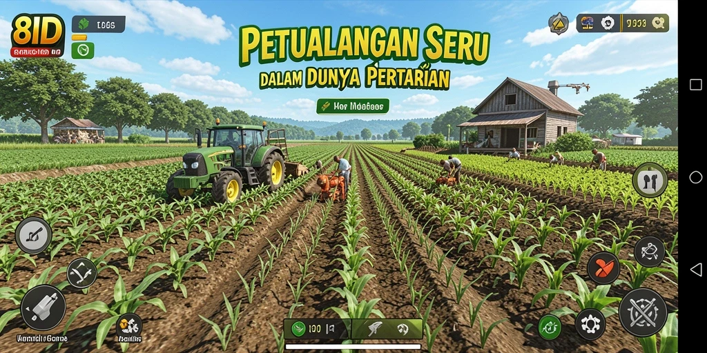 Gameplay seru dan interaktif dalam dunia pertanian