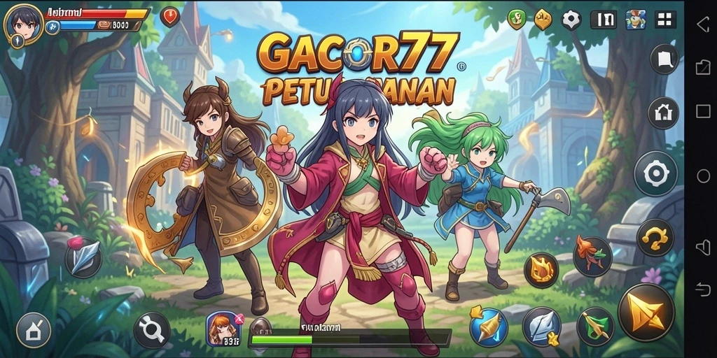 Gameplay seru dalam GACOR77 dengan karakter Anime yang menarik.