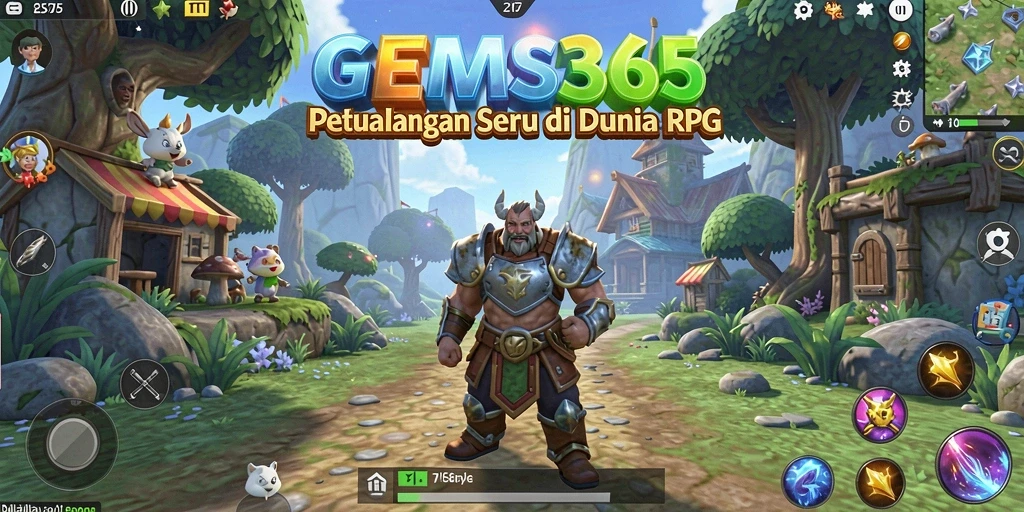 Tampilan gameplay GEMS365 yang menarik dan penuh aksi.