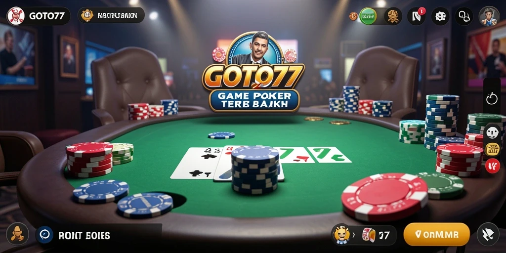 Screenshot GOTO77 menampilkan gameplay Poker yang menarik dan kompetitif.