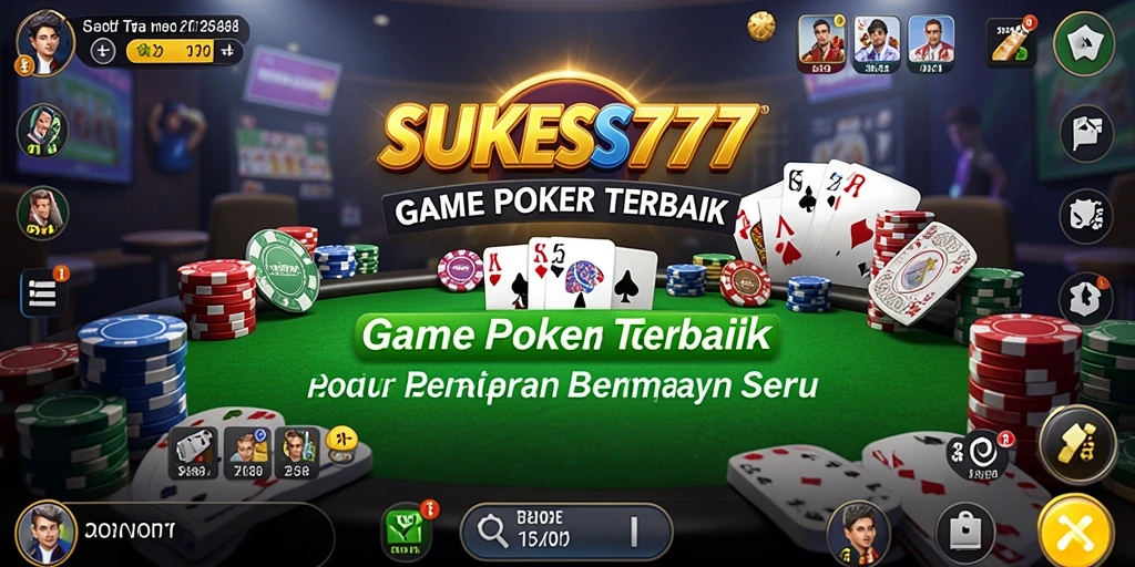 Gameplay mendebarkan di SUKSES777 menunjukkan aksi poker yang seru.