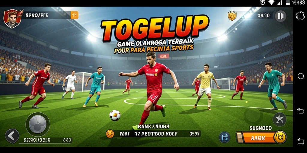 Tangkapan layar gameplay yang menampilkan aksi olahraga yang seru.