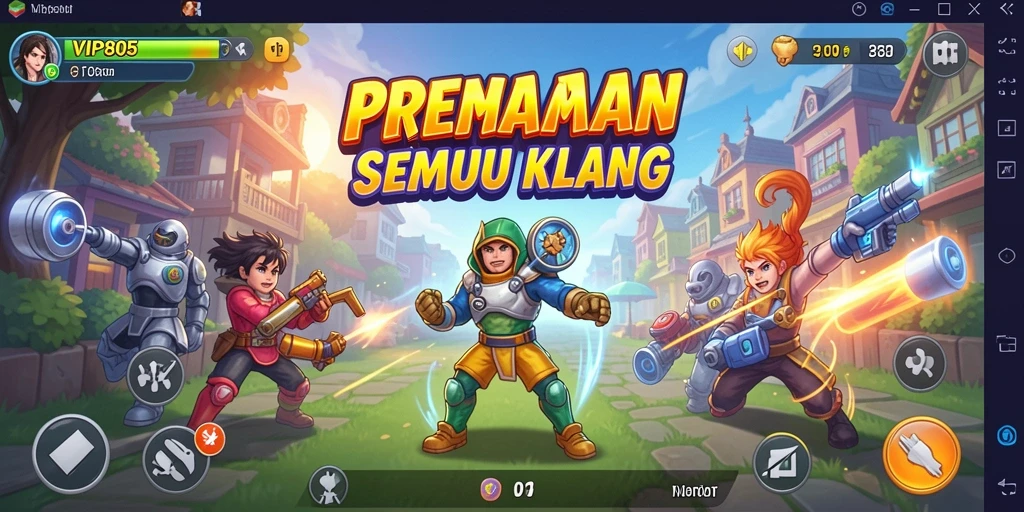 Tangkapan layar gameplay menunjukkan aksi seru dari VIP805.