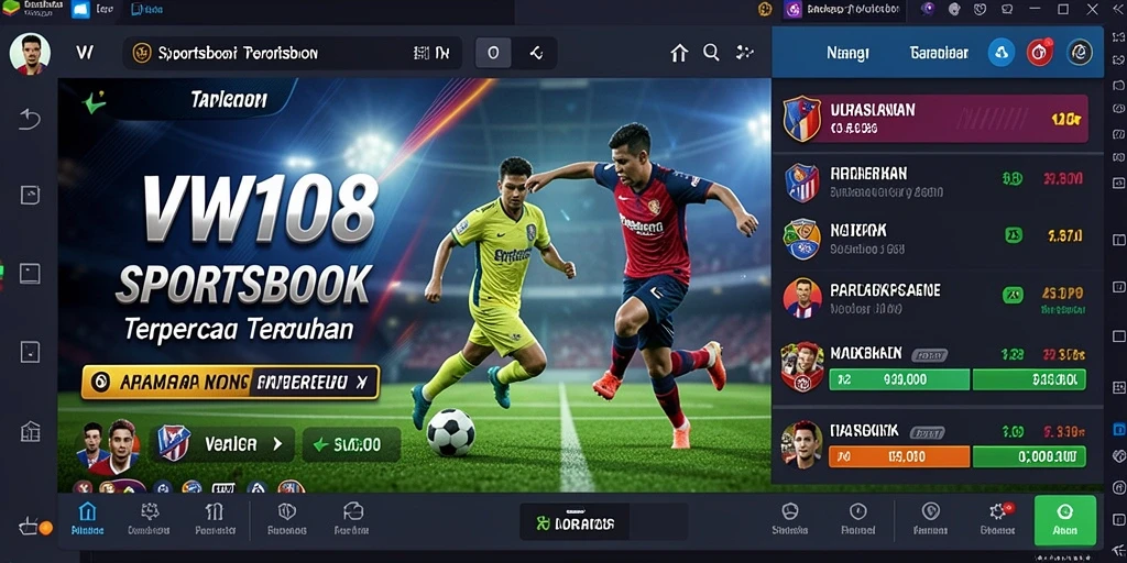 Tampilan gameplay seru di VW108 dengan fitur taruhan langsung.